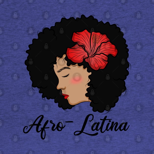 Pride Latina Afro Queen hispanic columbian gift idea present by MARESDesign